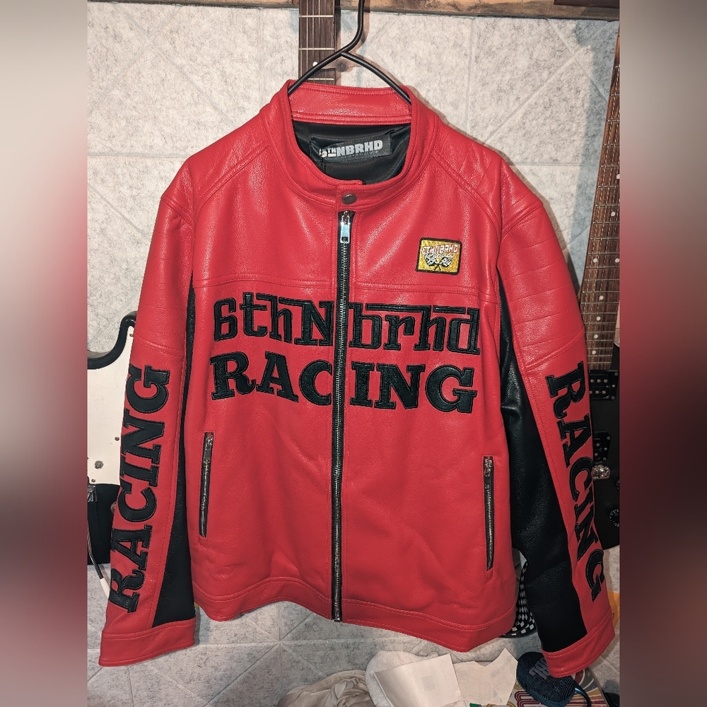 6TH NBRHD Men's Racing Jacket Size XL Brand New